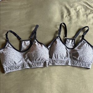 {KINDRED BRAVELY} 2 sublime nursing sports bras Small